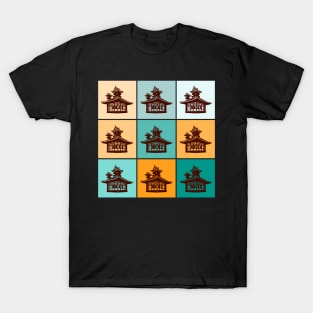 Pop Art Japanese Pagoda Fine Art 416 T-Shirt